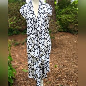 NWT Perfect  Damiana  Dress in Clouds White Diane Von Furstenberg Silk Dress